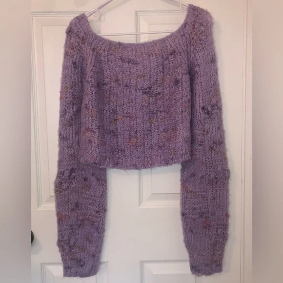 Free People cropped sweater (S) - Picture 6 of 11